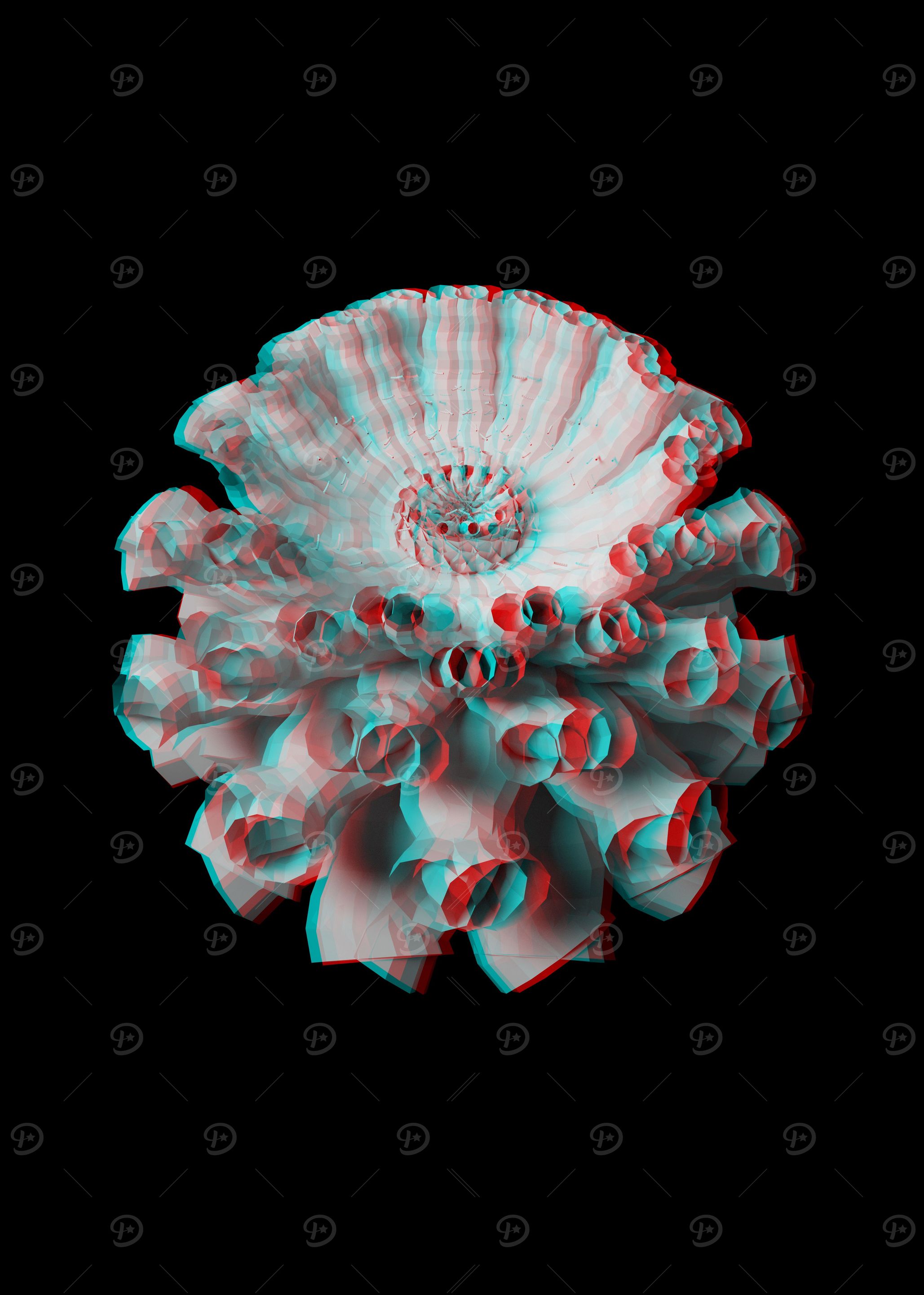 Fractal Anaglyph 20