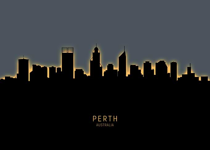 Perth Australia Skyline