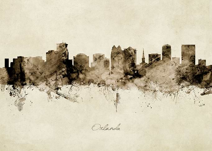 Orlando Florida Skyline