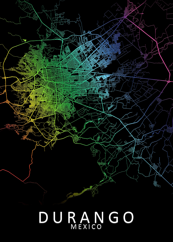 Durango Mexico City Map