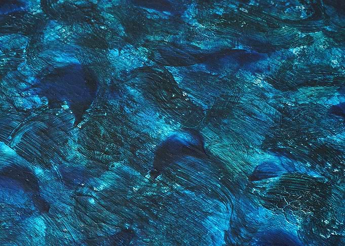 Blue waves artwork