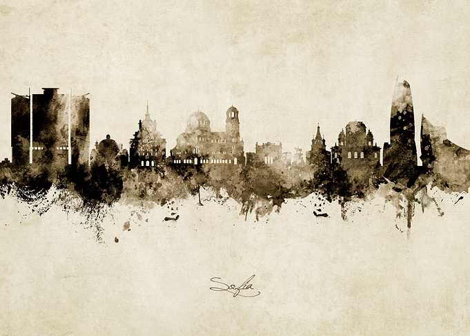 Sofia Bulgaria Skyline