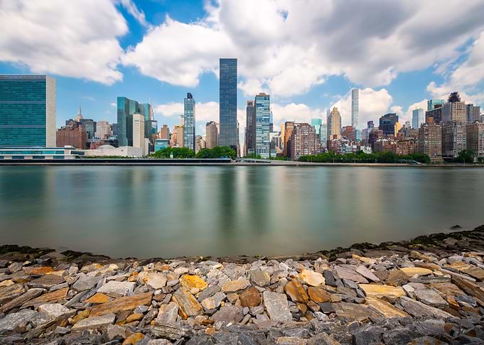 Manhattan and East river