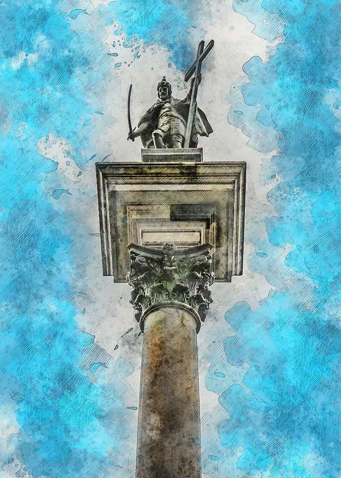 Warsaw city art
