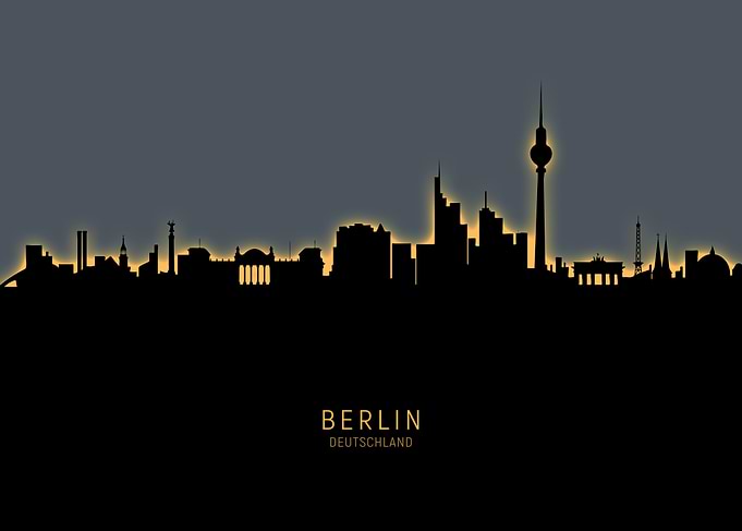 Berlin Deutschland Skyline