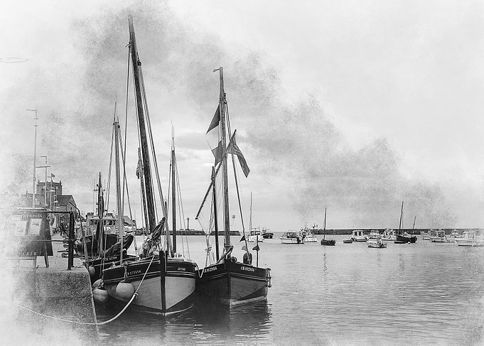 The sailing boats