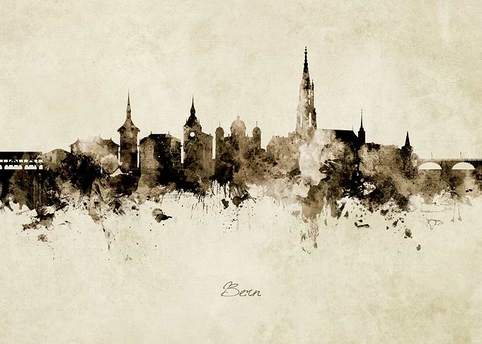 Bern Switzerland Skyline
