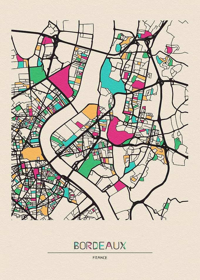 Bordeaux Map