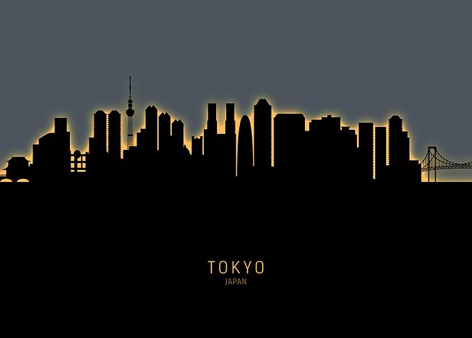 Tokyo Japan Skyline