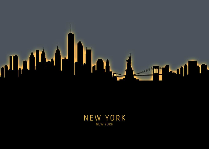 New York NYC Skyline