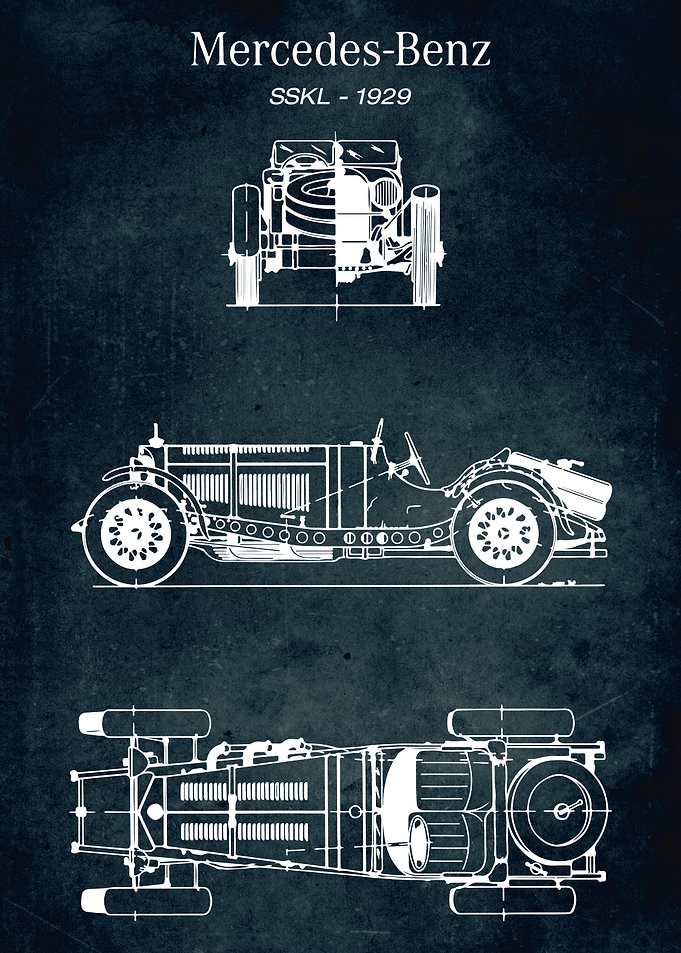 No147 Mercedes SSKL 1929