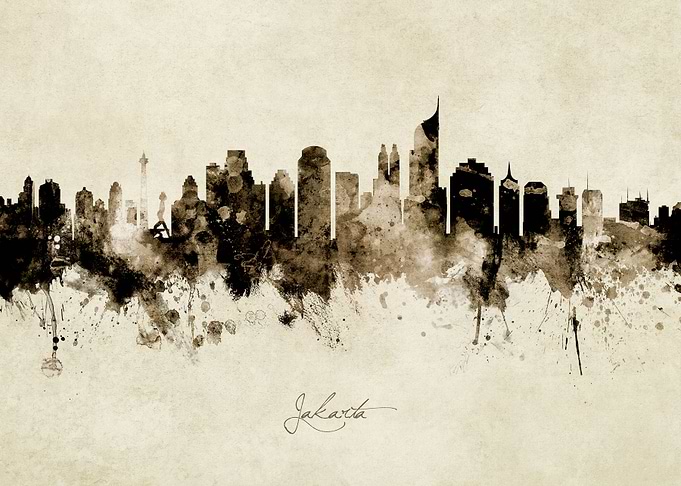 Jakarta Indonesia Skyline