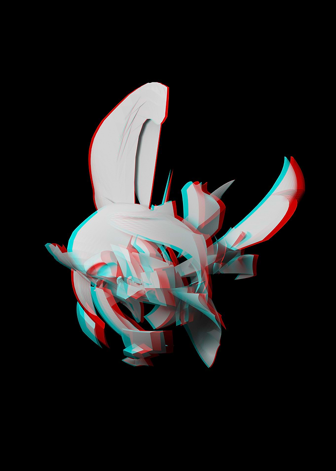 Fractal Anaglyph 09