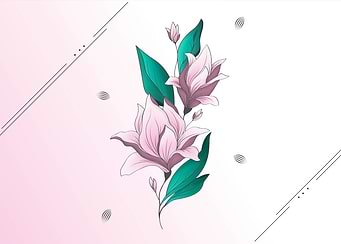 Abstract flower