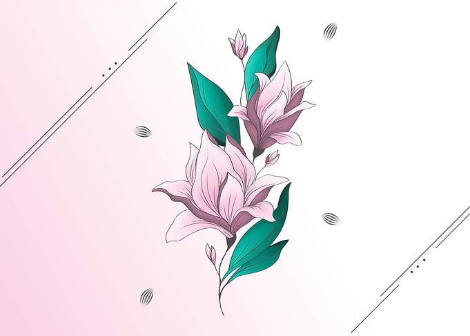 Abstract flower