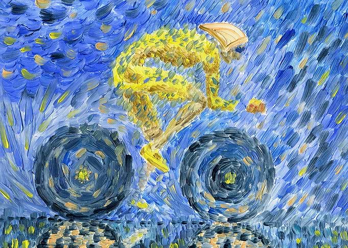 Rainy Cyclist