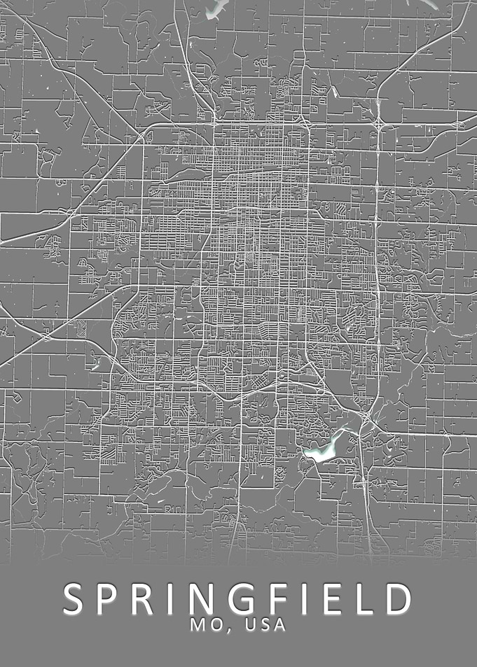 Springfield USA City Map