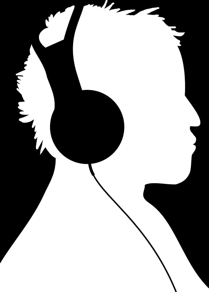 Listening to music