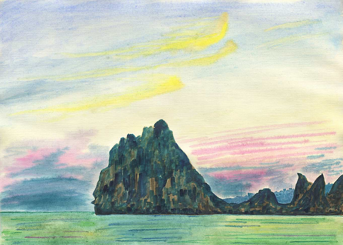 Rock In The Sea