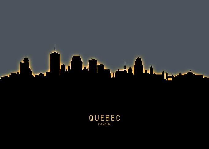 Quebec Canada Skyline