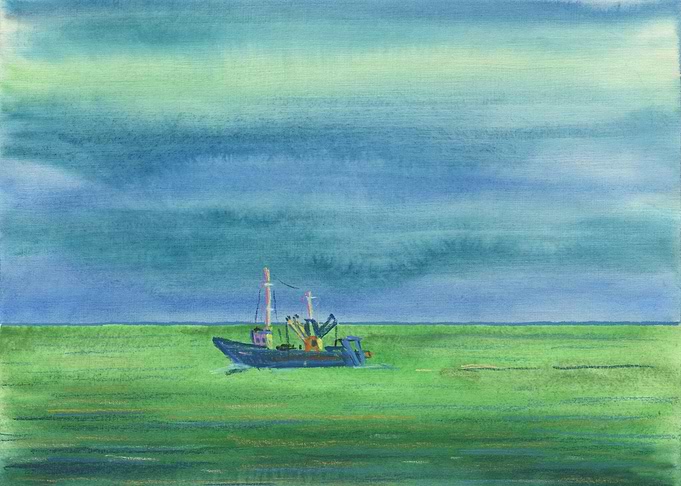 Ship Sailing On The Sea 3