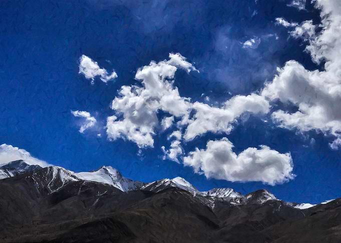 Sky with Clouds PangongTso