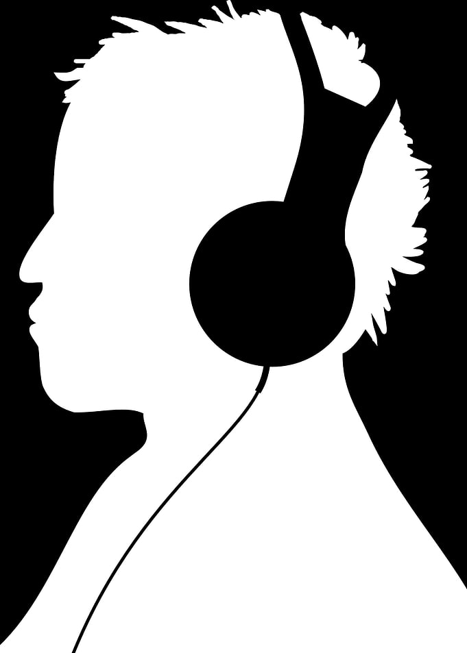 Listening to music