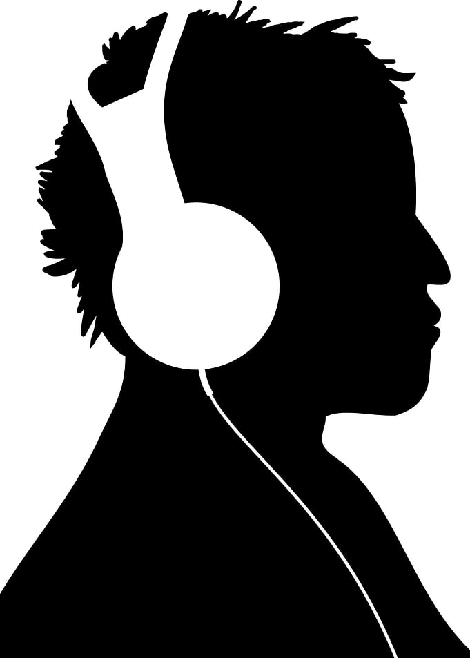 Listening to music