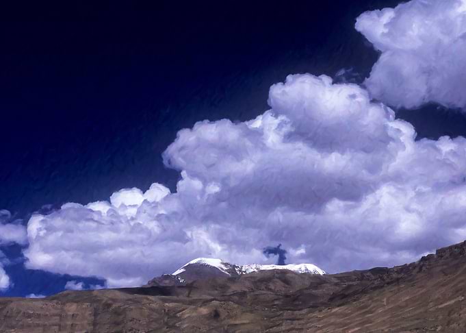 Sky with Clouds Kibber
