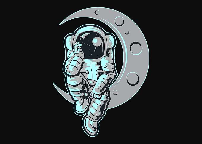Funny Bored Astronaut
