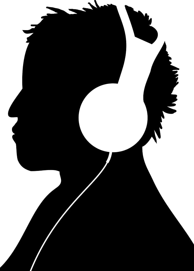 Listening to music