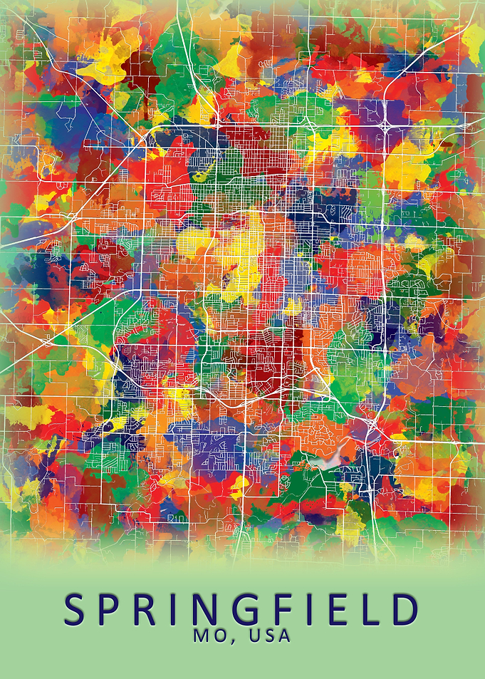 Springfield USA City Map