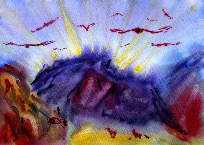 Birds Over The Mountains