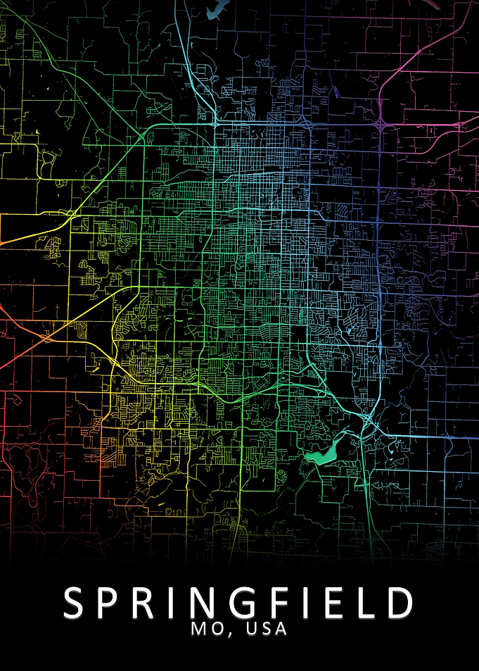 Springfield USA City Map