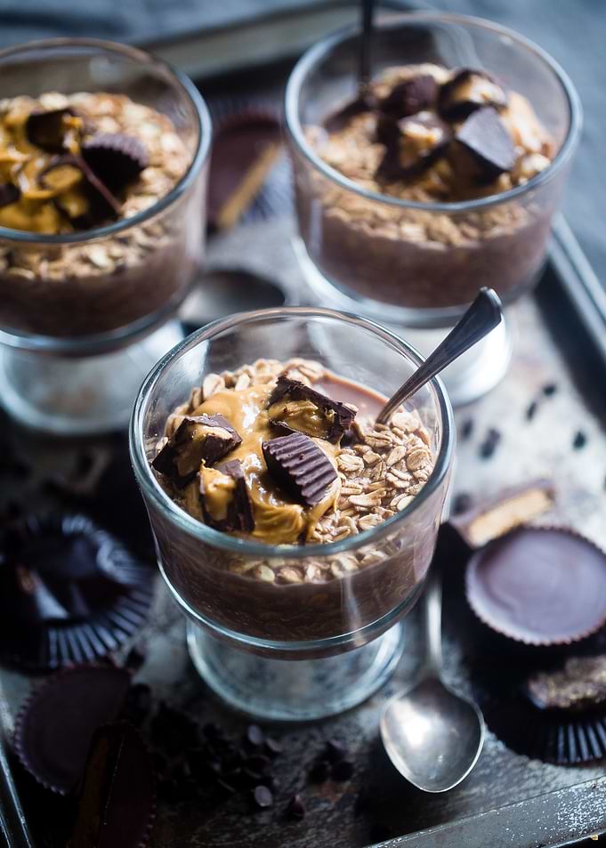 Chocolate oats desert