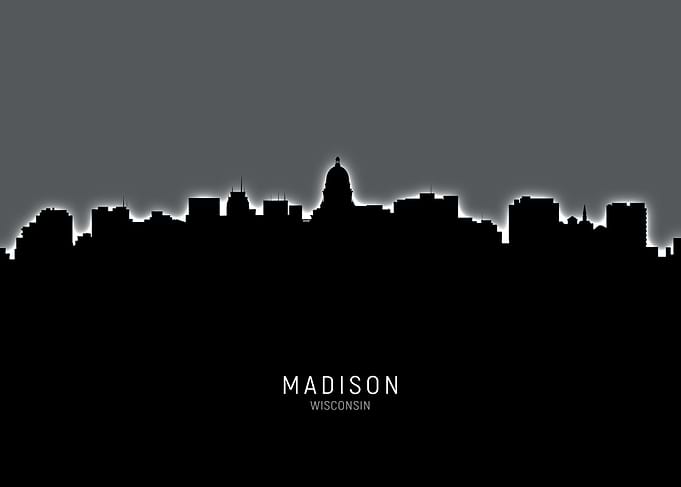 Madison Wisconsin Skyline