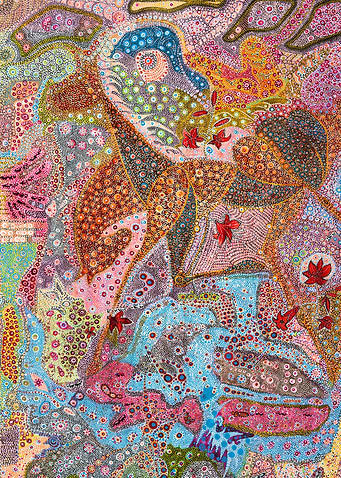 M018 Horse Dancing Canvas