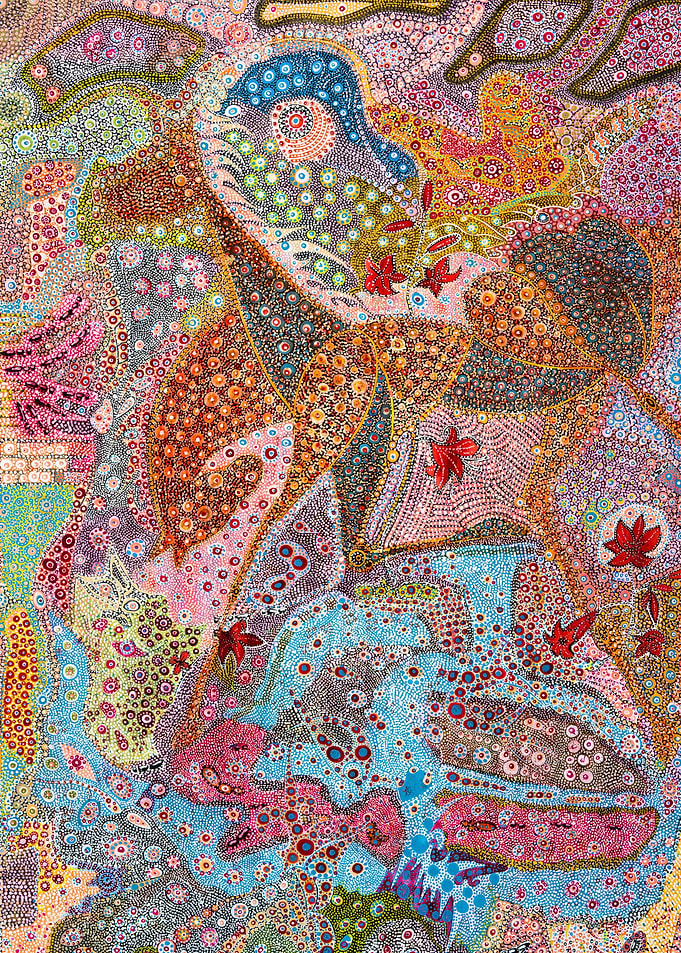 M018 Horse Dancing Canvas