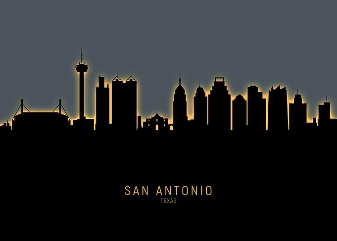 San Antonio Texas Skyline