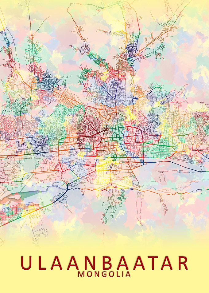 Ulaanbaatar Mongolia Map