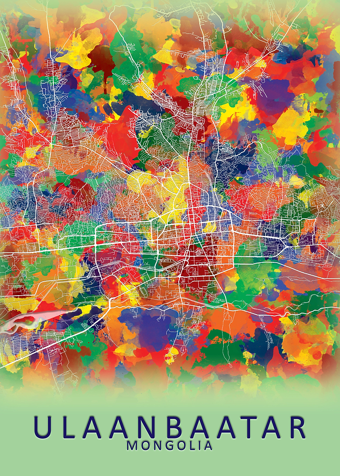 Ulaanbaatar Mongolia Map