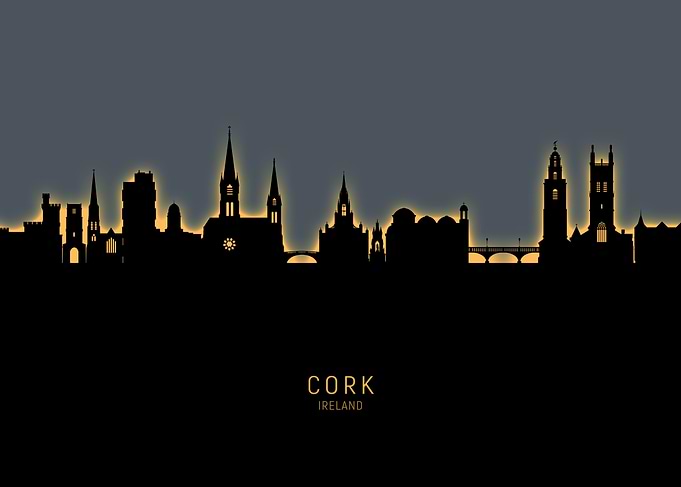 Cork Ireland Skyline