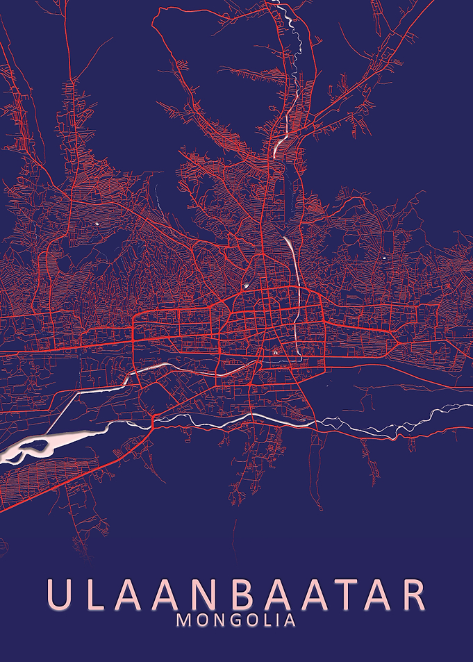 Ulaanbaatar Mongolia Map