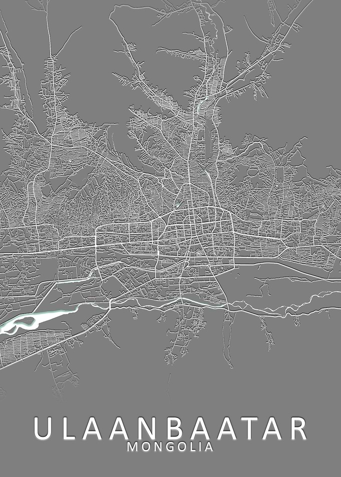 Ulaanbaatar Mongolia Map