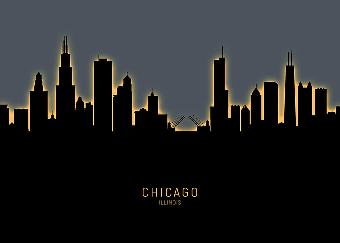 Chicago Illinois Skyline