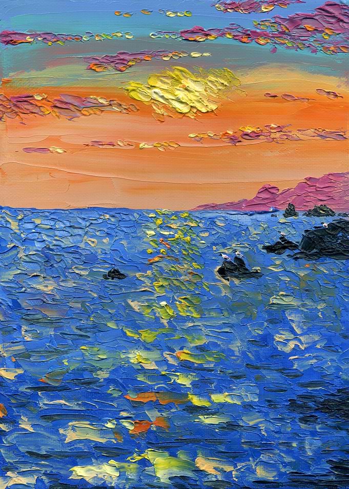 Sunset At Black Sea