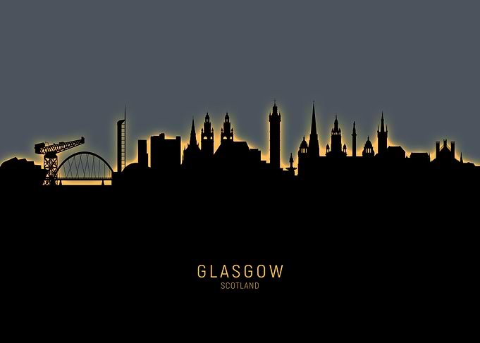 Glasgow Scotland Skyline