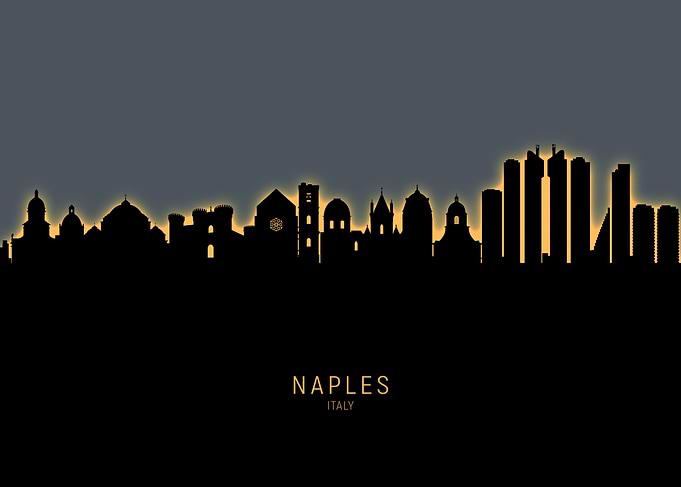 Naples Italy Skyline