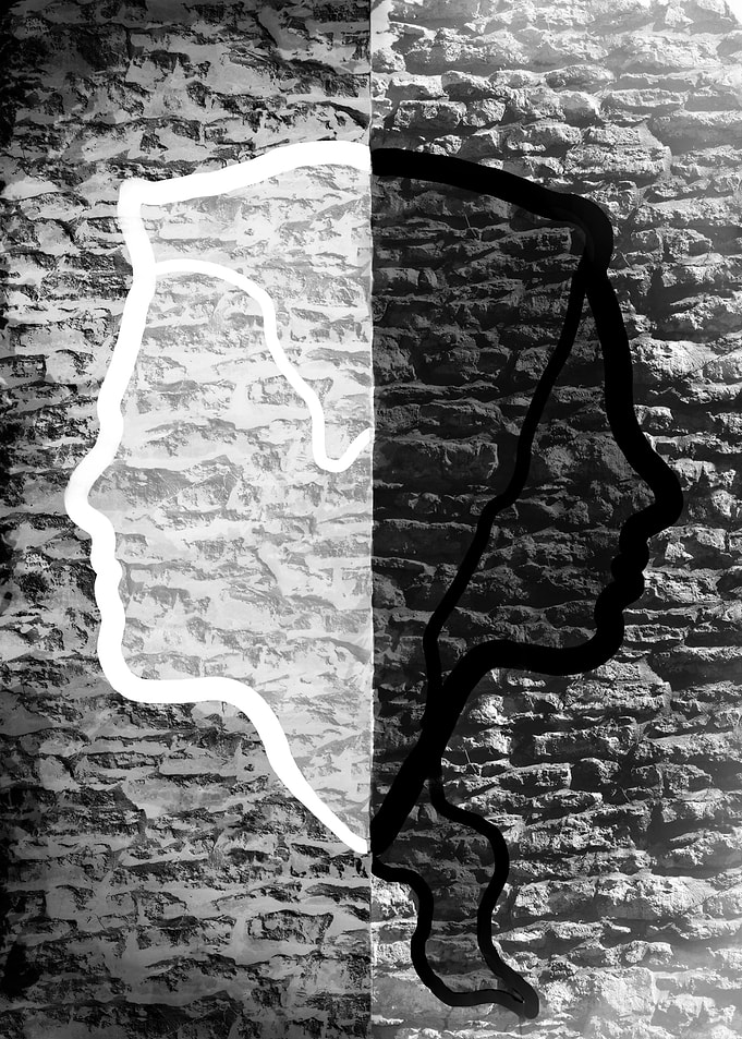 Contrast graffiti