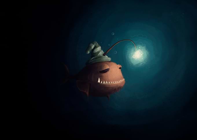Sleepy fish